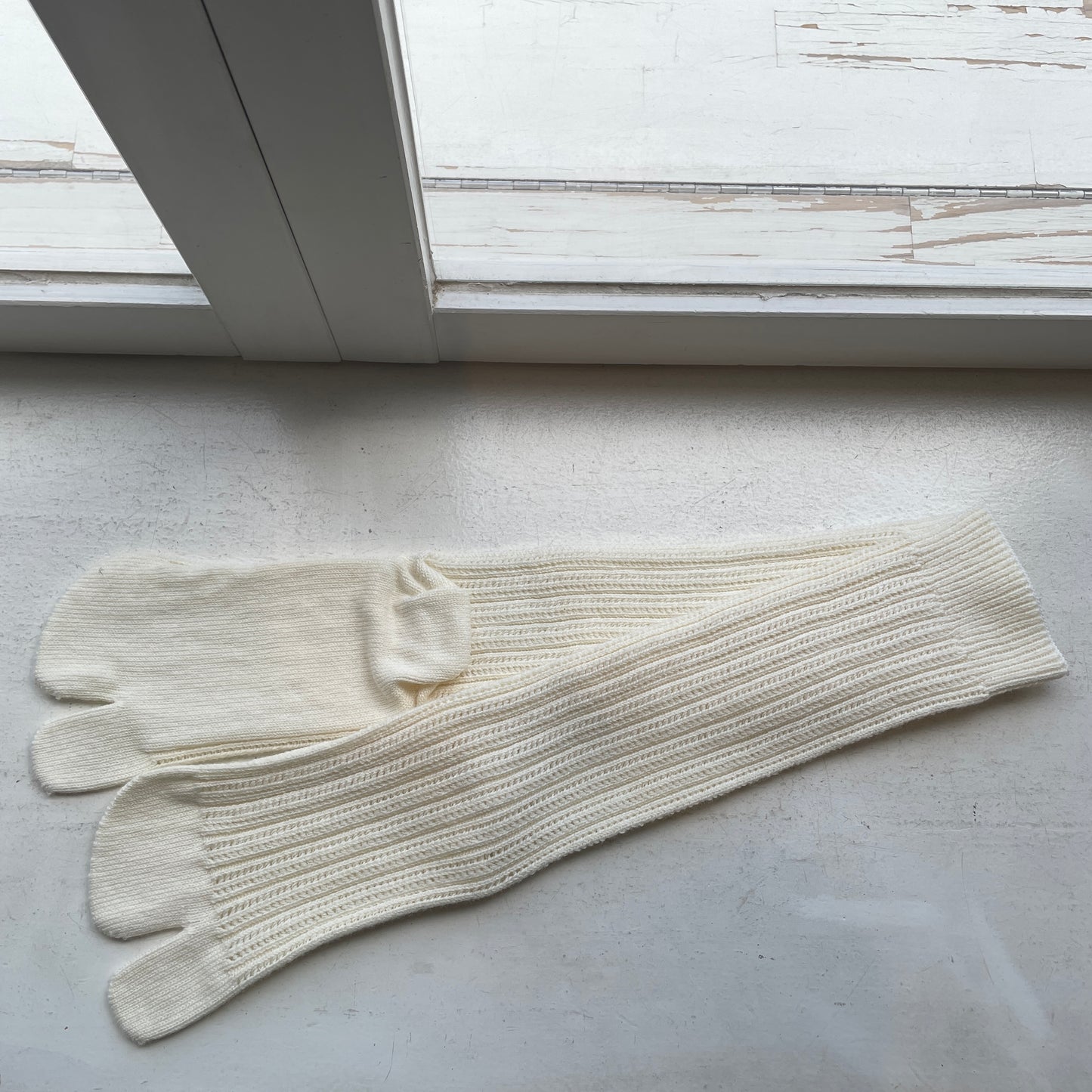 hibikiru//コットンウールホールガーメント透かし編みsox