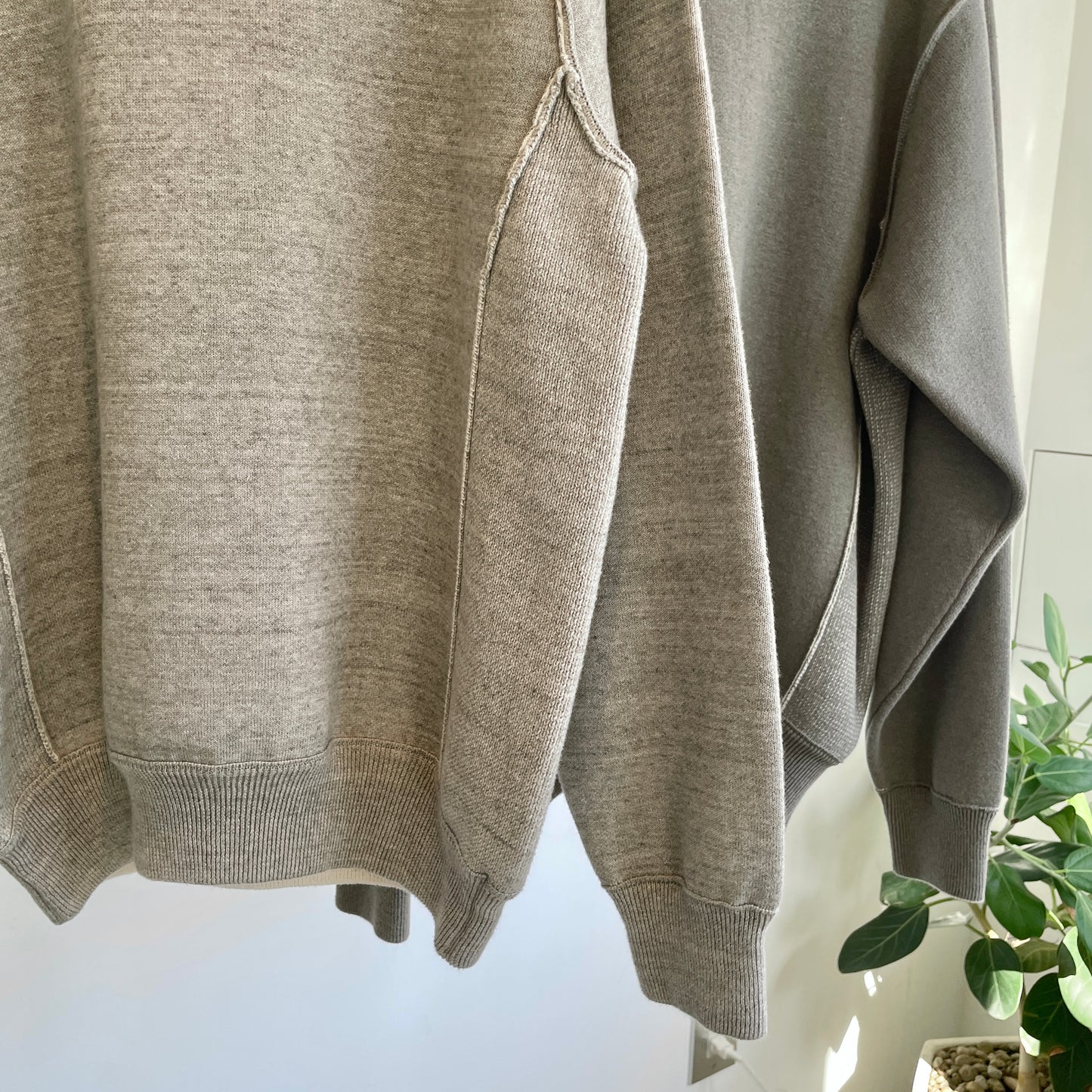 UNDYED //KNIT WFACE TRIM CREW