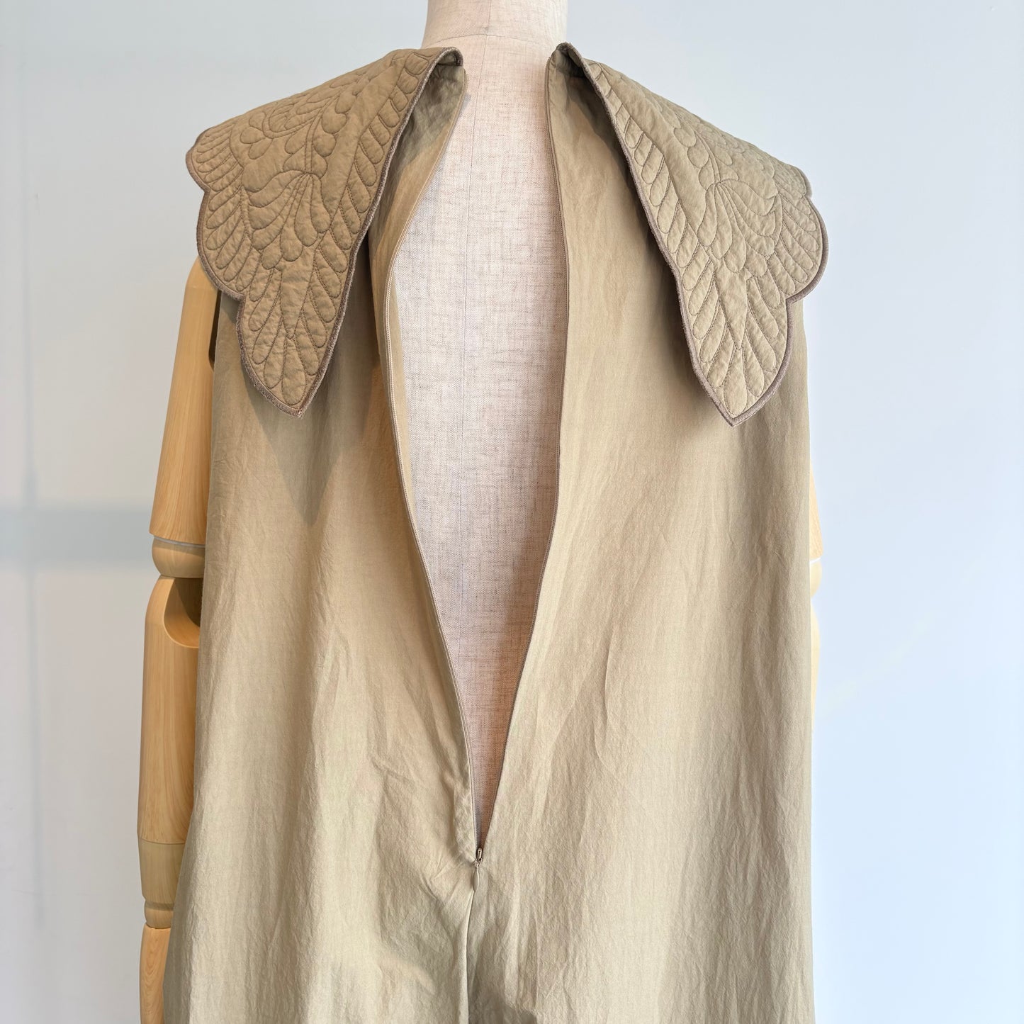 qiri//trapunto quilt collar オールインワン　6301PT004262