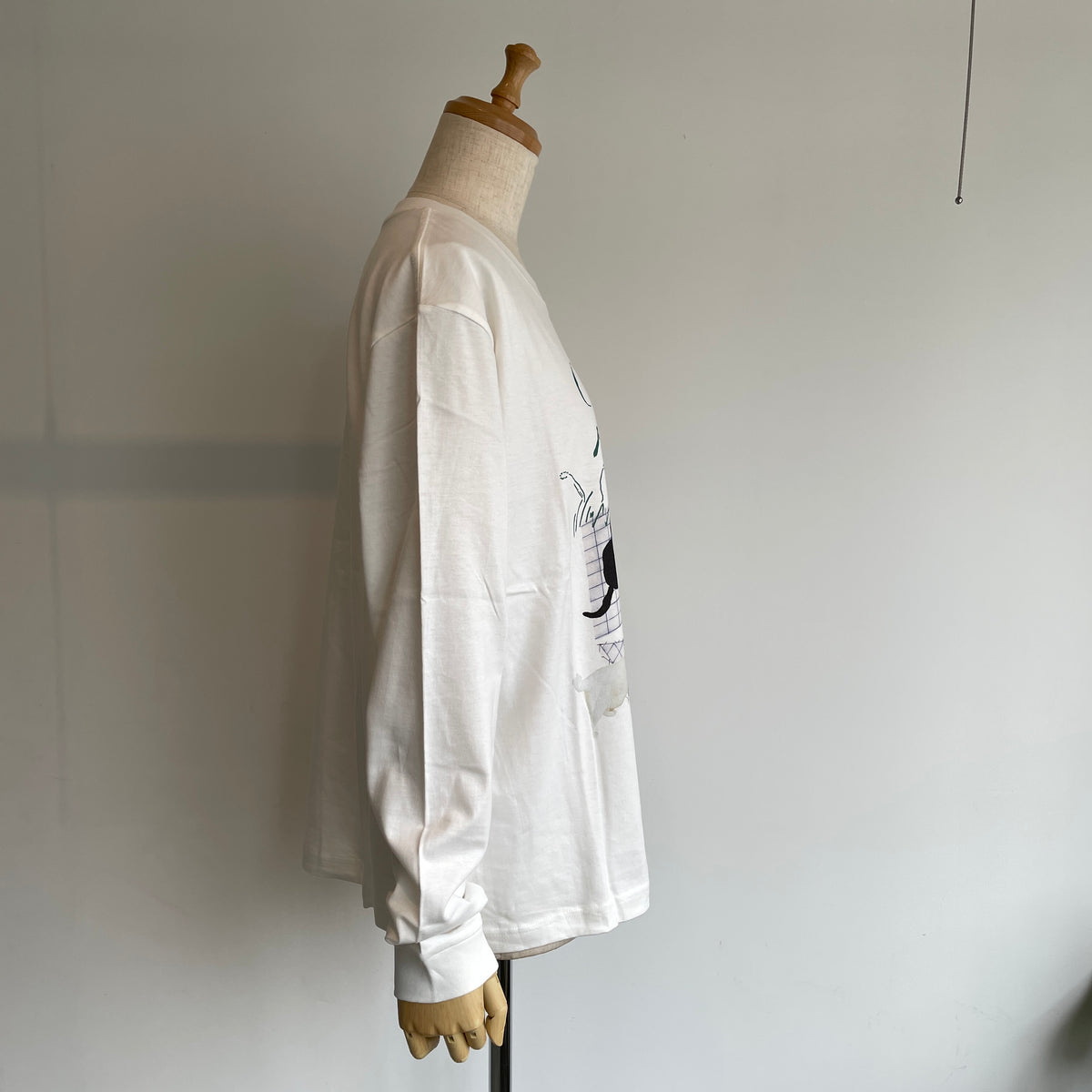 sweetlittlenothing//catpower ロングスリーブTシャツ