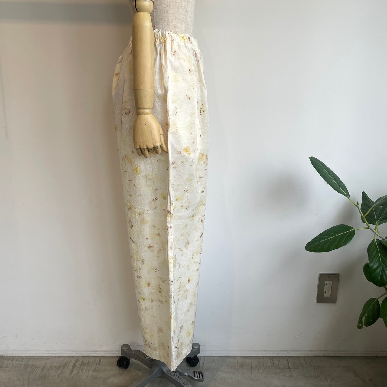 Oo//bundle dyeワイドイージーパンツJ