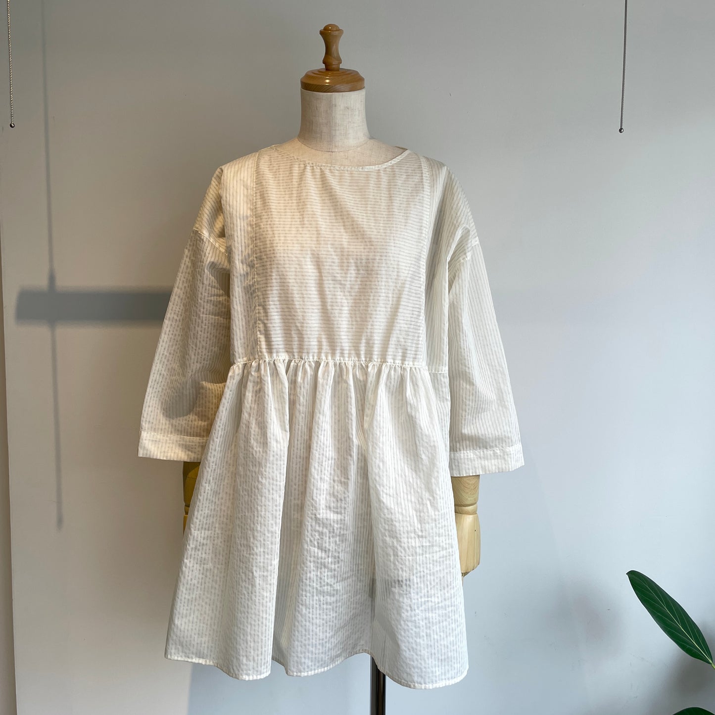 yuni //C/Pe stripe tunic tiered 2wayBL 1701BL028261