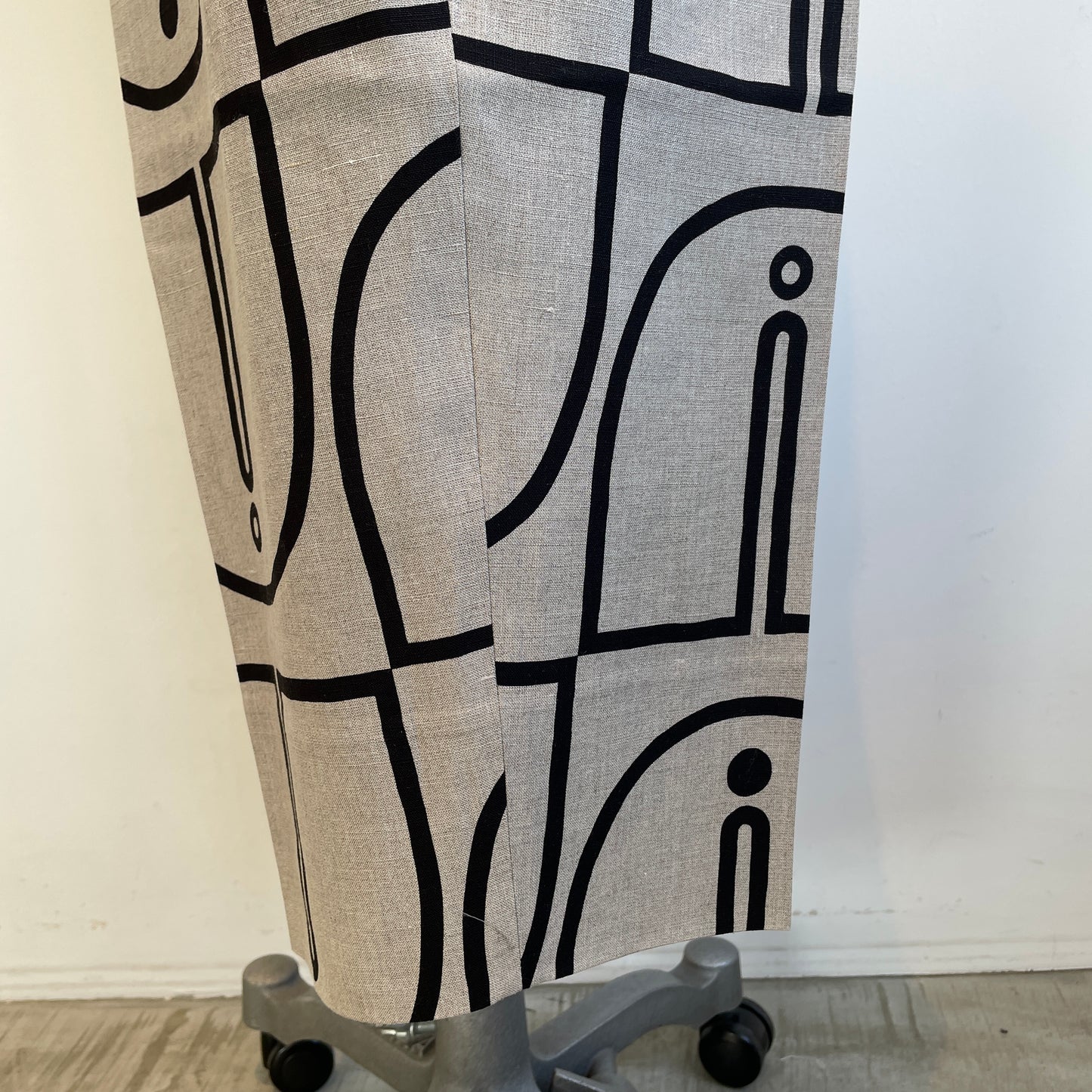 HAVERSACK //ウッドブロックプリント2プリーツワイドテーパードパンツ　862605