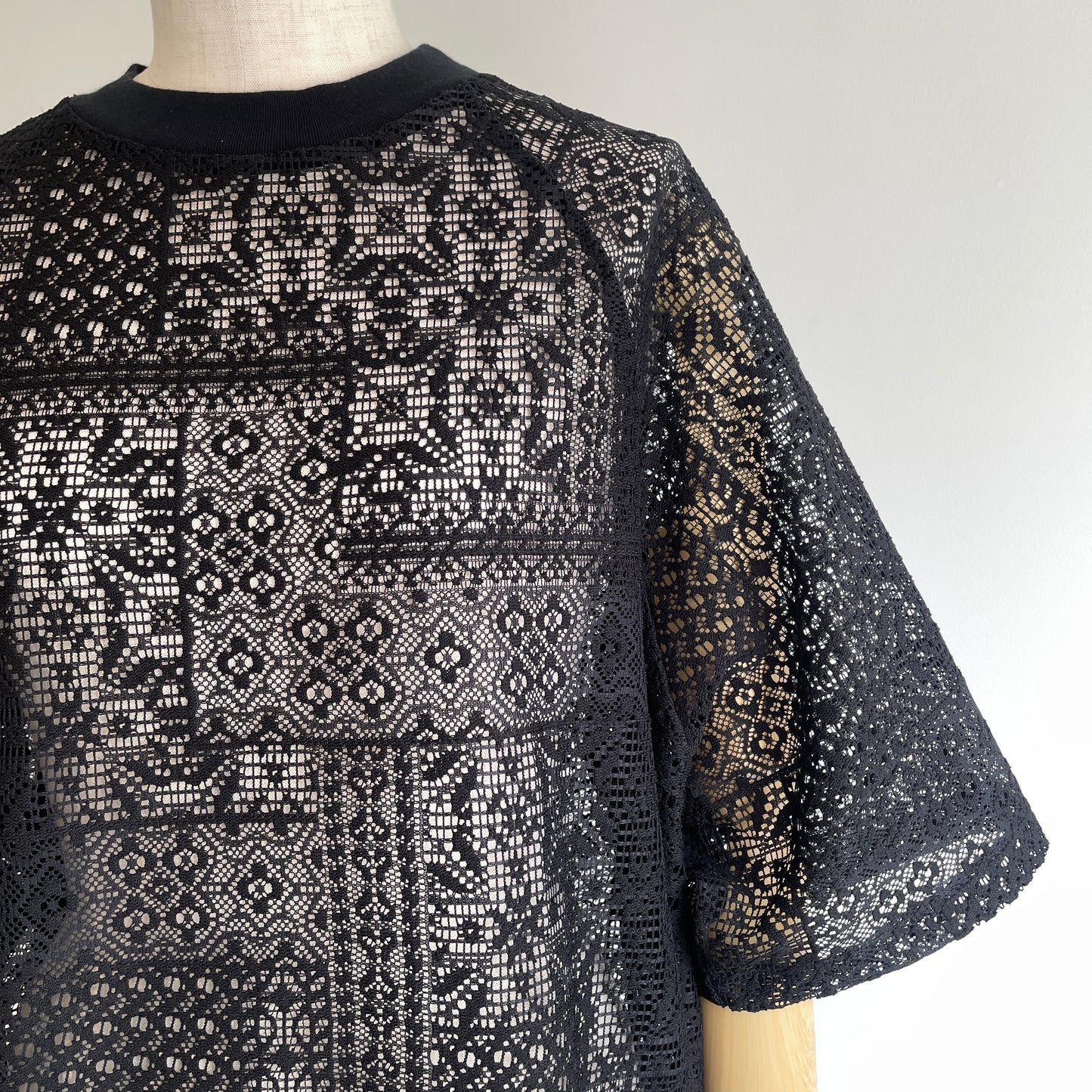 universaltissu//パッチワークレース スリットOP  TS250CT082