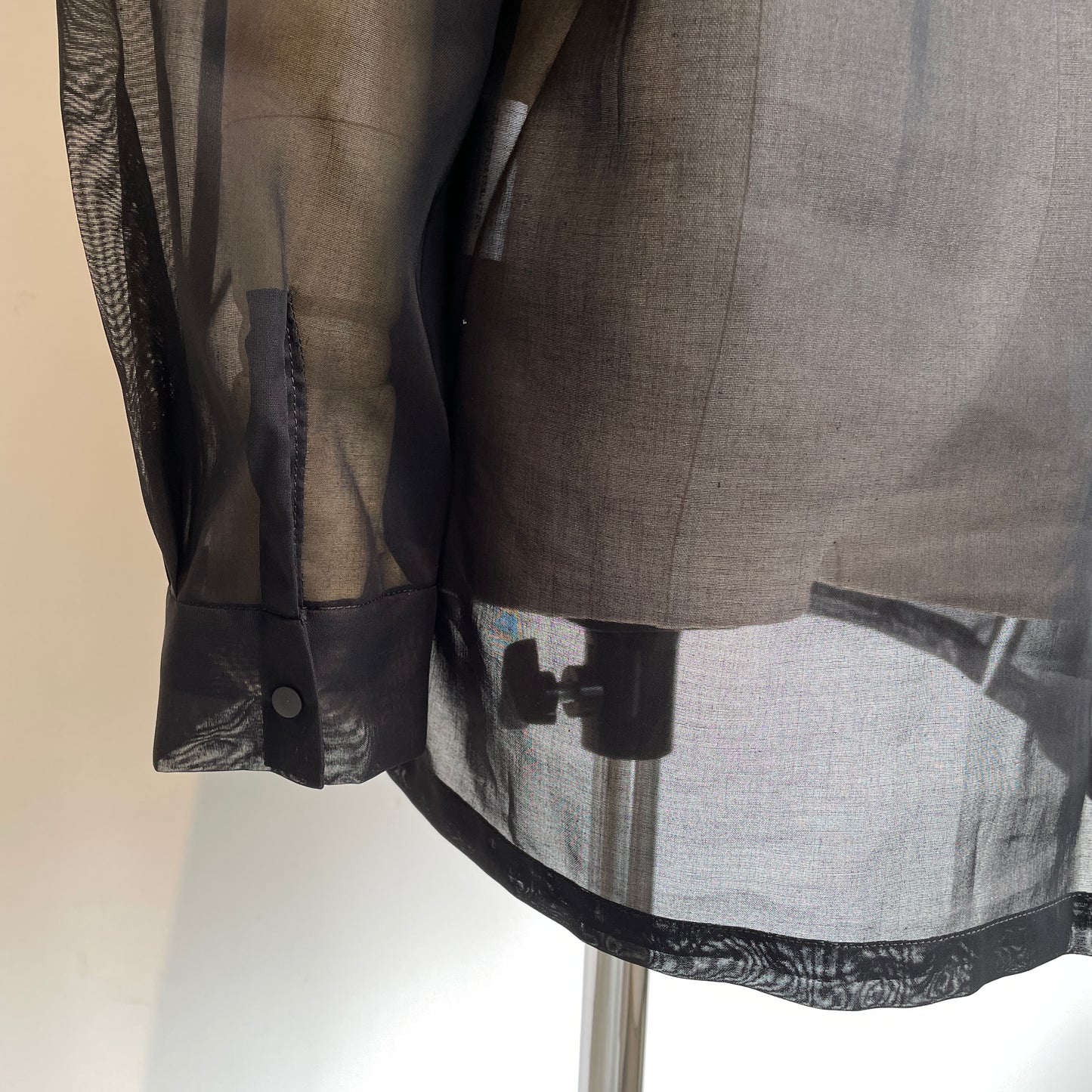 itochi //100/2 cotton organdy simple shirt