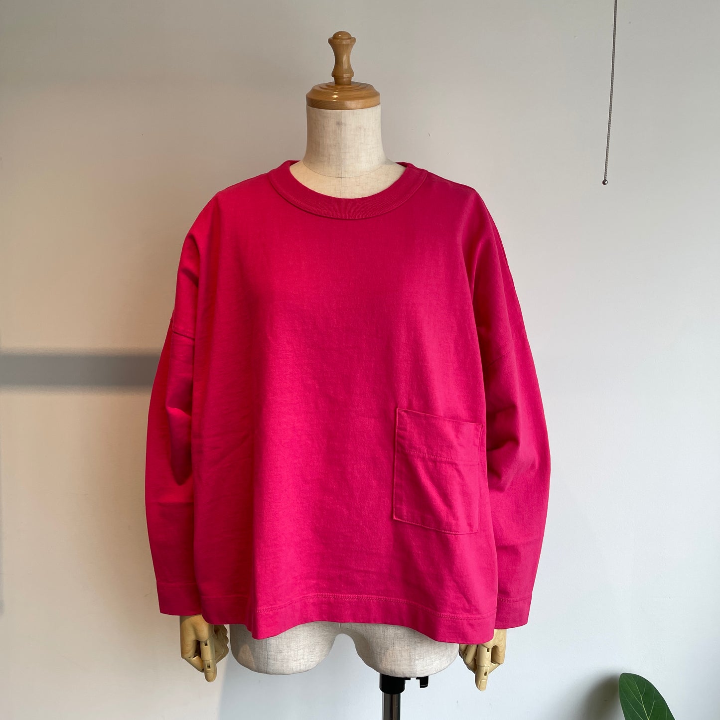 handsofcreation//16/-JPN天竺ドロップショルダーポケットPO 02640827