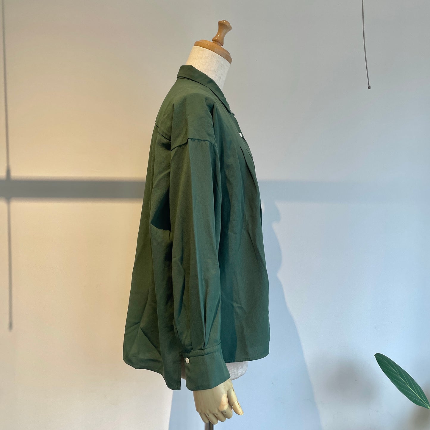 handsofcreation//100/2強撚ガスボイルビエラ フロントタックSHBL 02540615