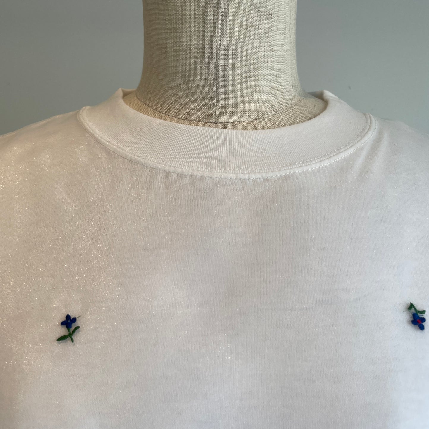 porter des boutons//Petite fleurドゥーブルTシャツ　P21-3-035