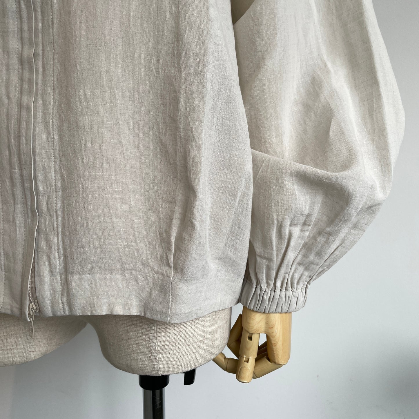 Aさま専用handsofcreation //CV100/2✕ 60/cotton/LinenCloth バンドカラーシアブルゾン　01610403