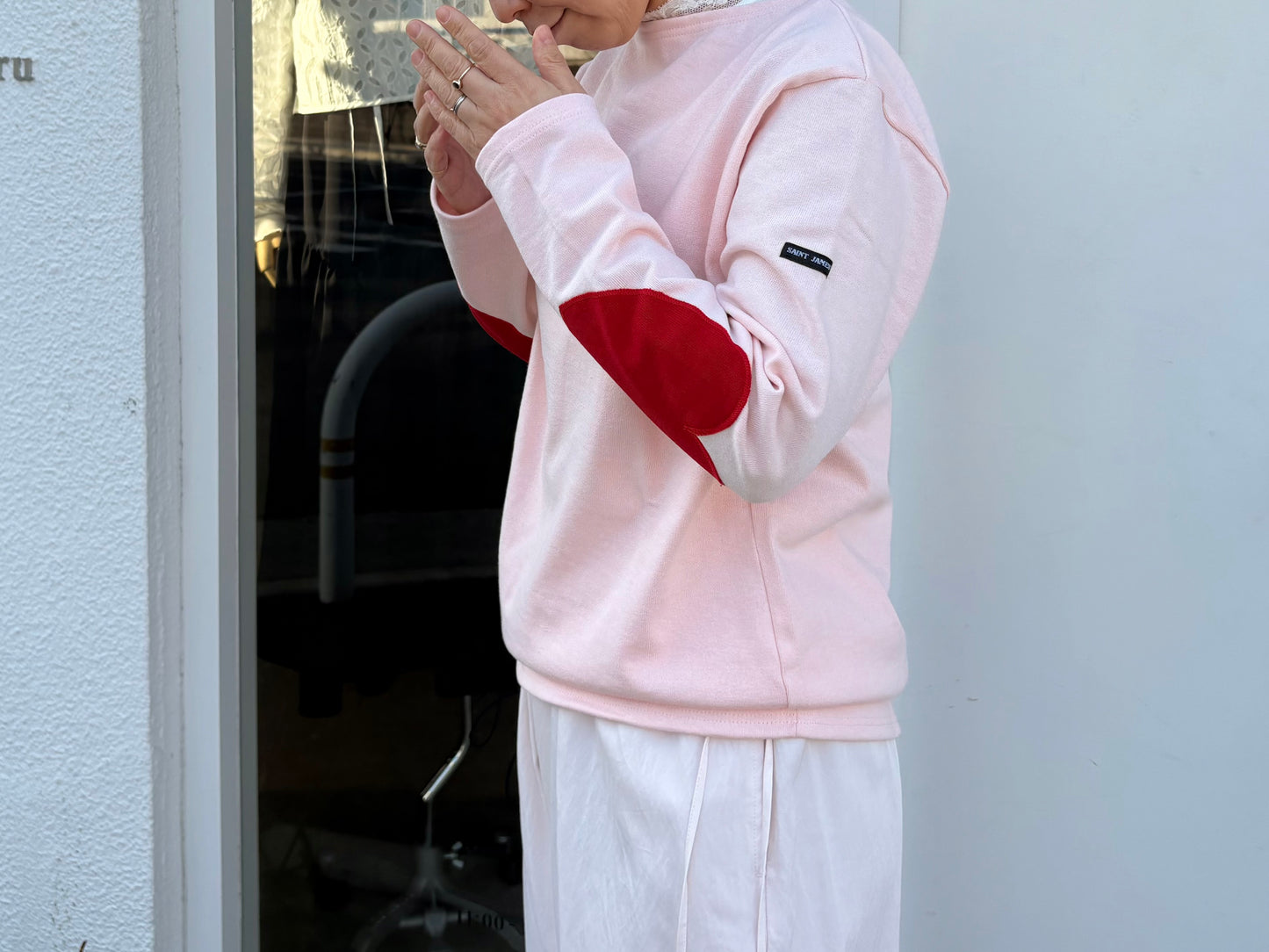 SAINTJAMES//ウェッソン［ハートエルボーパッチ］ 24JC OUES.COUD