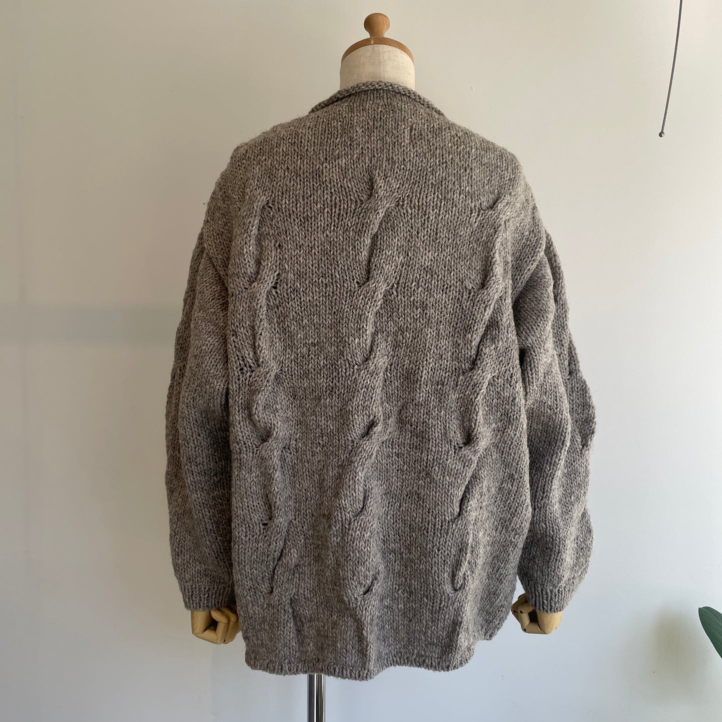 handsofcreation//ローゲージニット手編みBigケーブルP/O 01540724