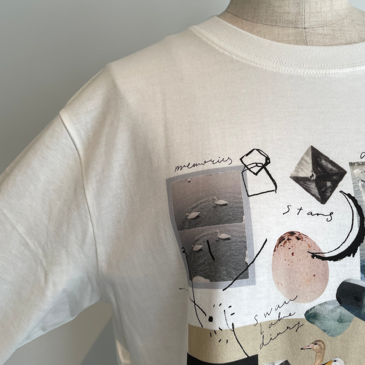 sweetlittlenothing//月と鉱石　ロングスリーブTシャツ