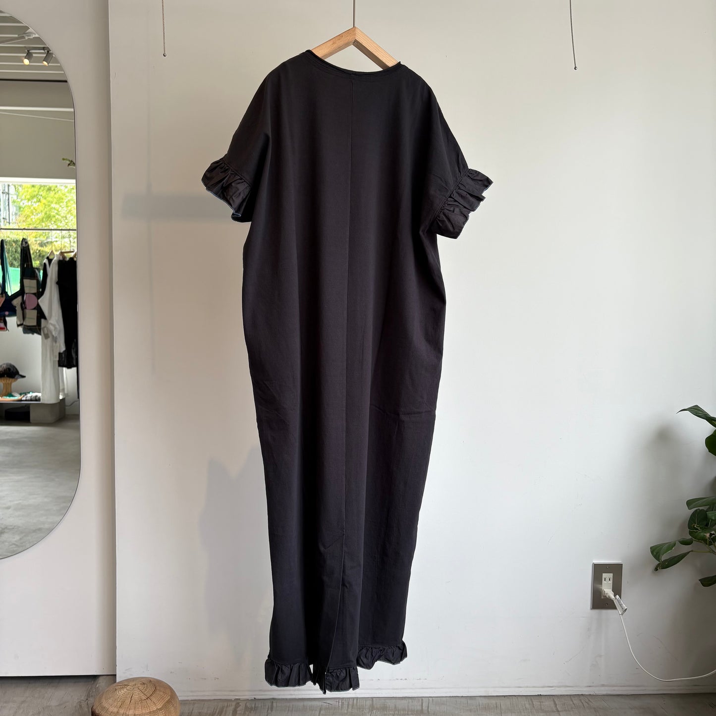 qiri//タイプライター frill one-piece