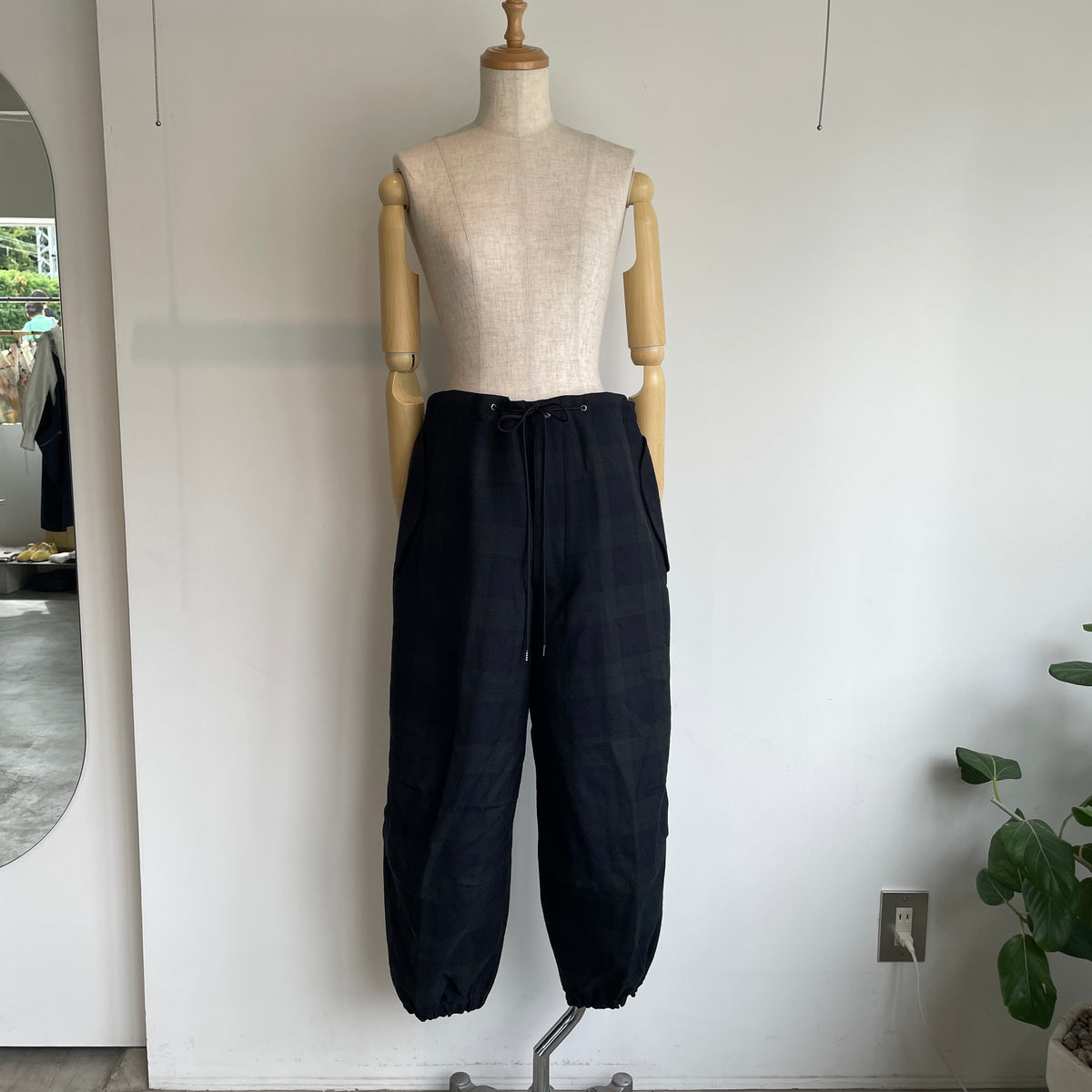 haversack//シェットランドウールチェックM51オーバーパンツ　　462629