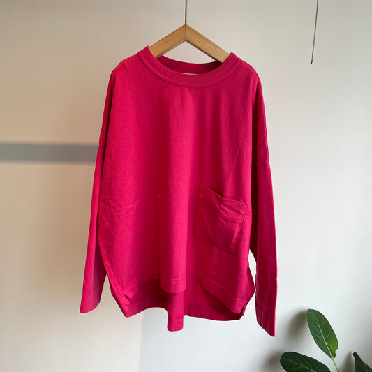 handsofcreation//16/-JPN天竺ドロップショルダーポケットPO 02640827
