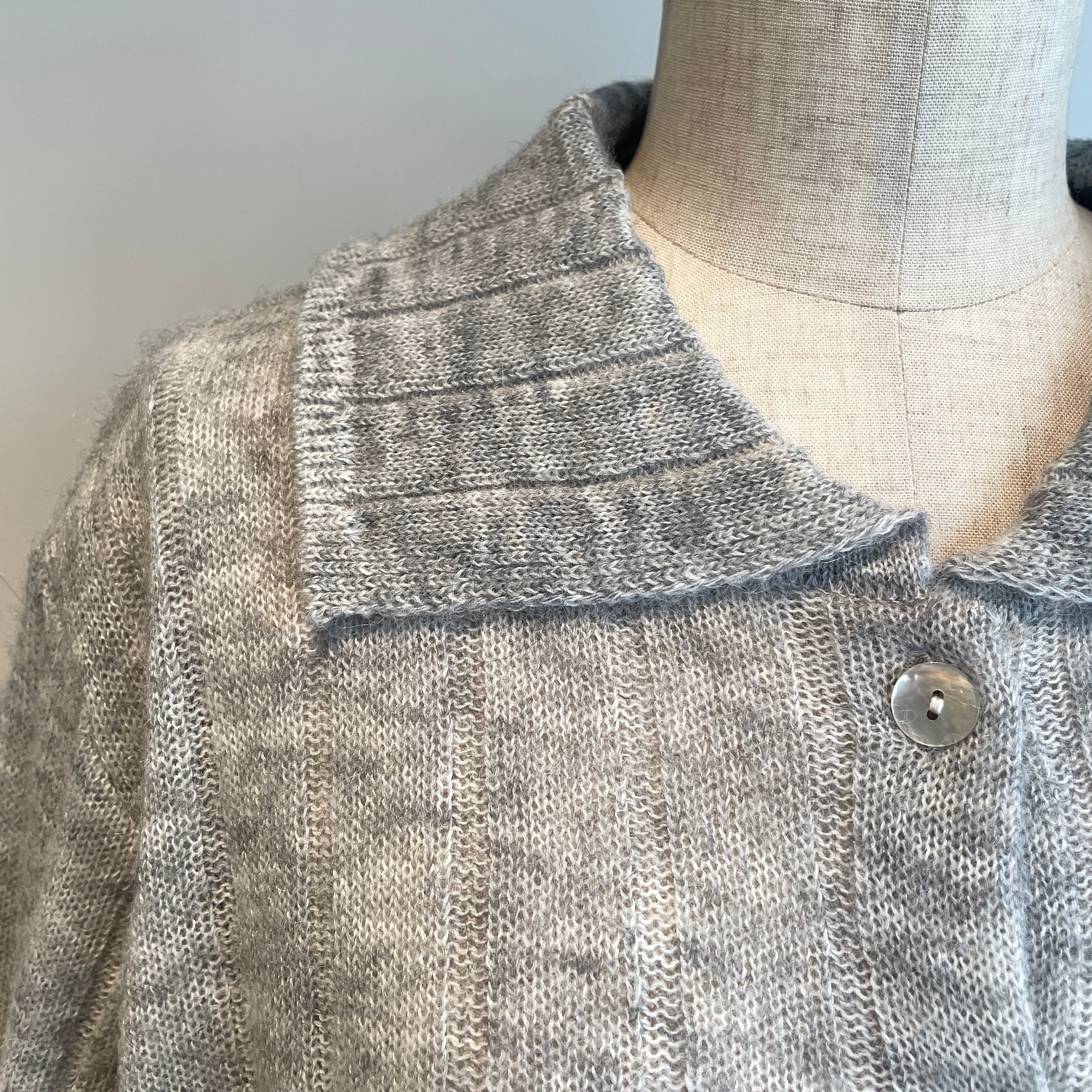 porter des boutons//ワイドカラーニットカーディガン P13-2-039