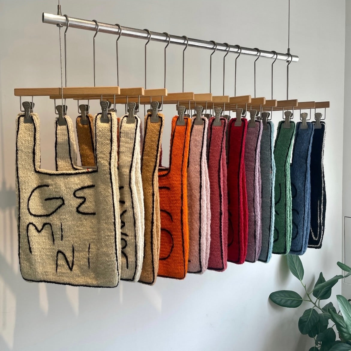 MarchAprilMay//zodiac knit bag　ゾディアックニットバッグ（12星座）