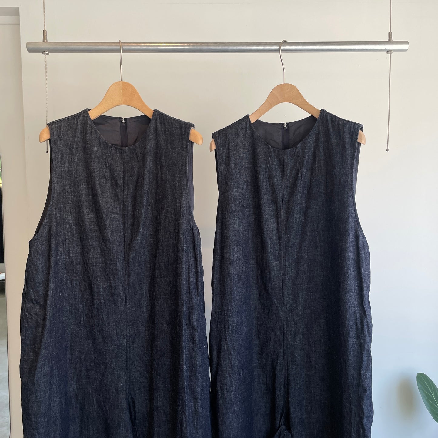 yuni//コットンライトオンス denim オールインワン　1701PT029261