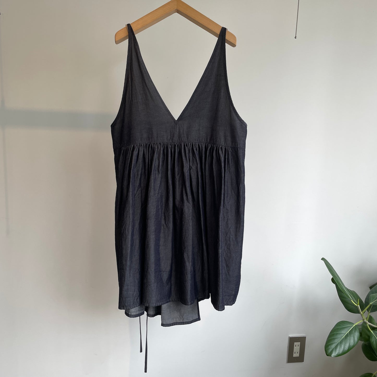 yuni//R/C soft denim cachecoeur bistier blouse 1701BL047261