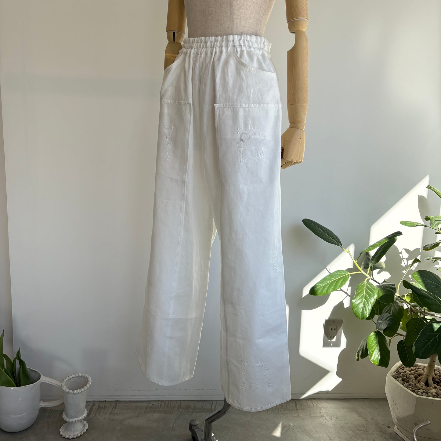 heriter//tablecloth remake pants H0-00-5005