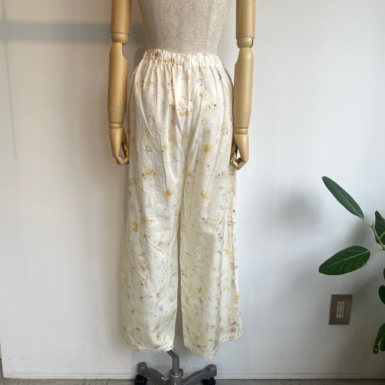 Oo//bundle dyeワイドイージーパンツJ