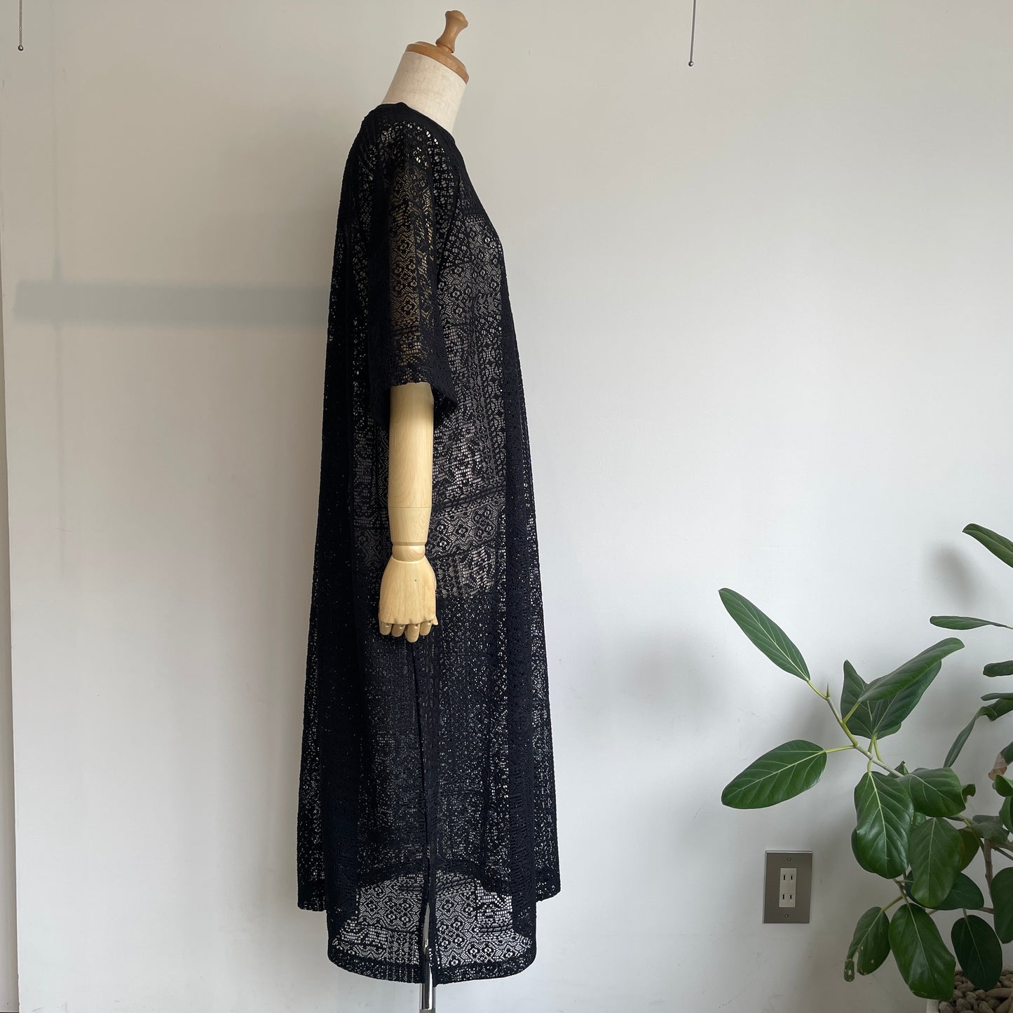 universaltissu//パッチワークレース スリットOP  TS250CT082