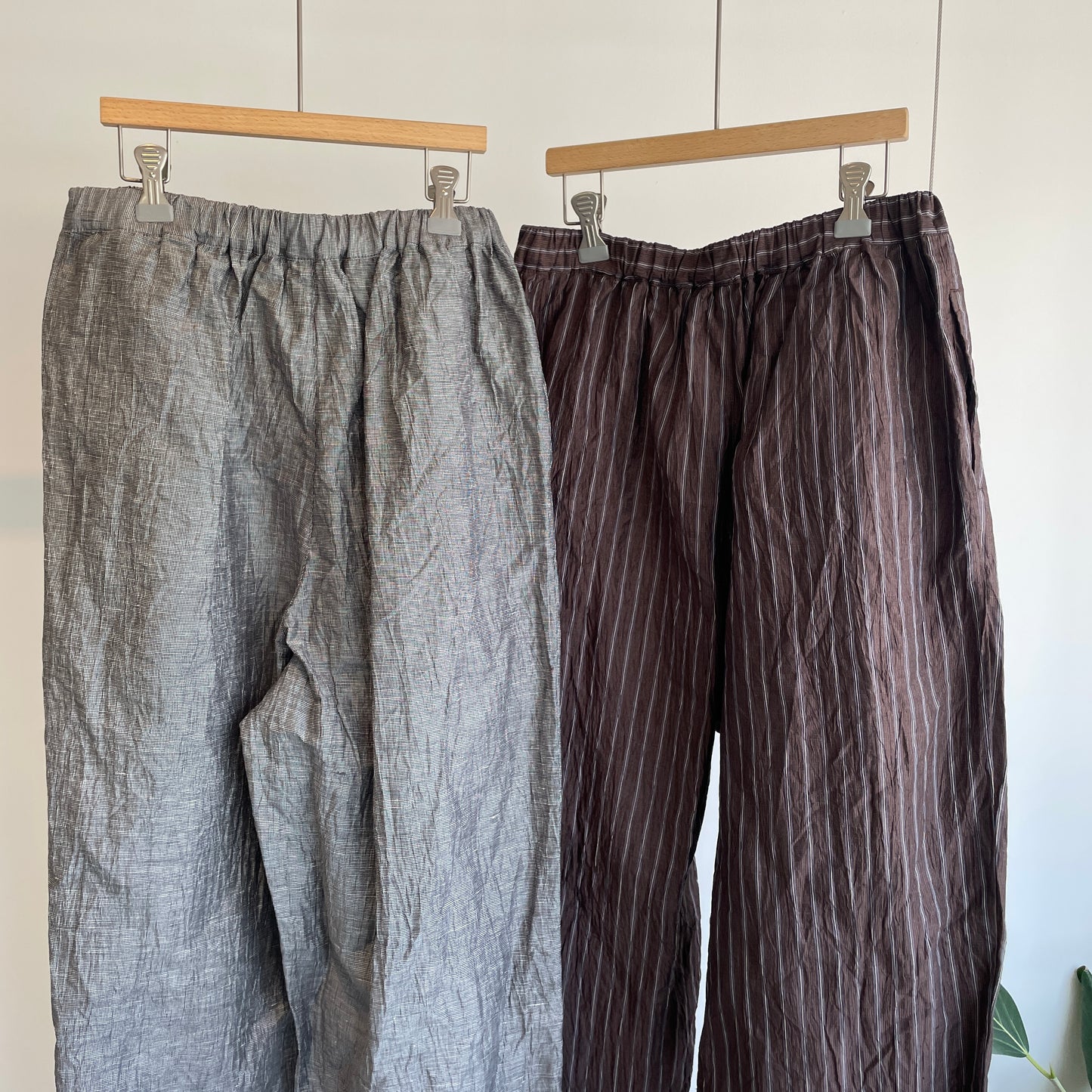 yuni//L/C/Pe washer gum tuck パンツ　1701PT024261
