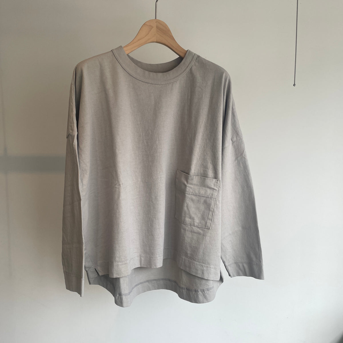 handsofcreation//16/-JPN天竺ドロップショルダーポケットPO 02640827