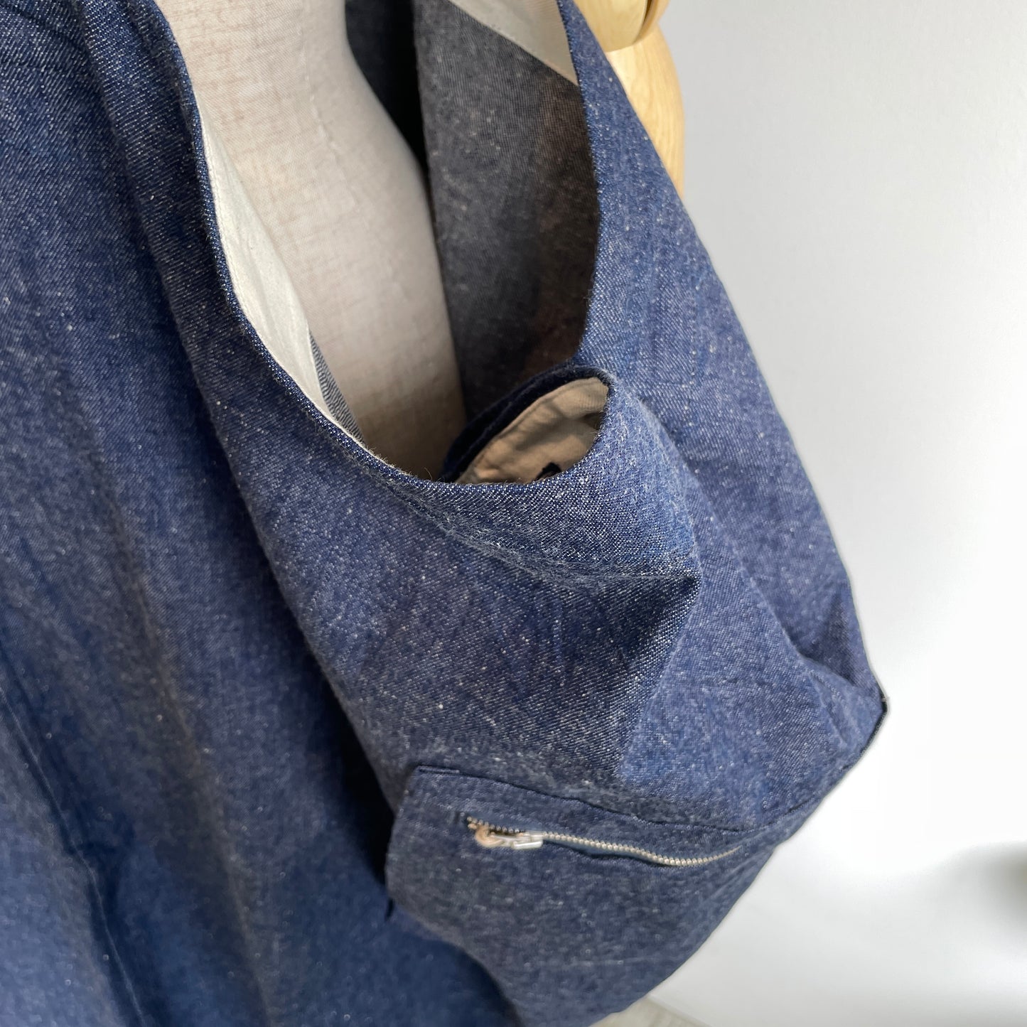 HAVERSACK//90zネップデニムサロペットスカート　362624