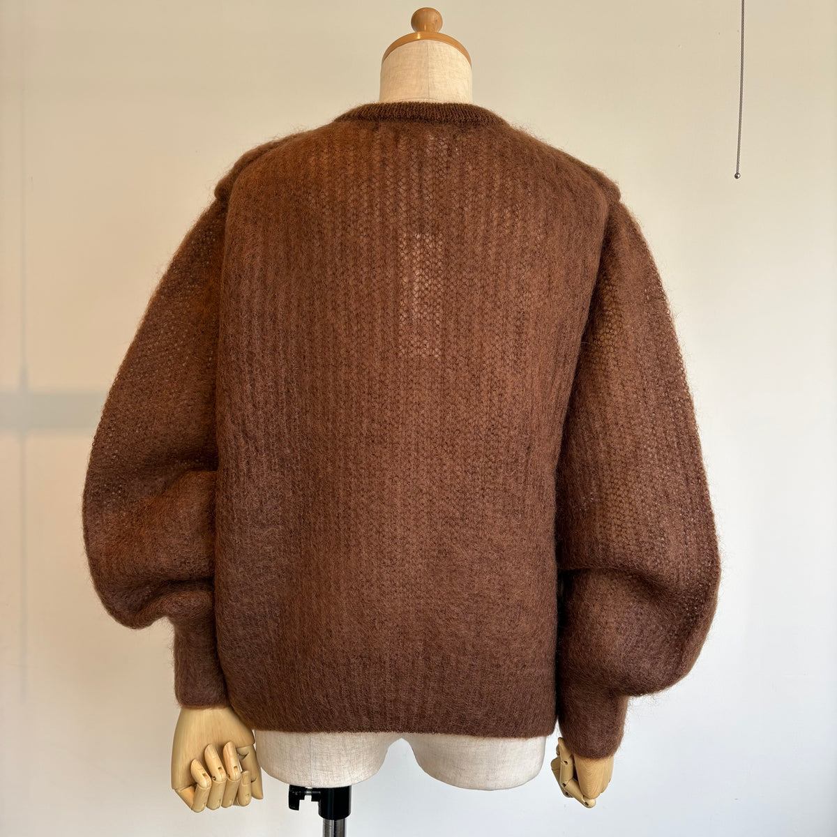 heriter//beads embroidery mohair cardigan  H0-00-1007