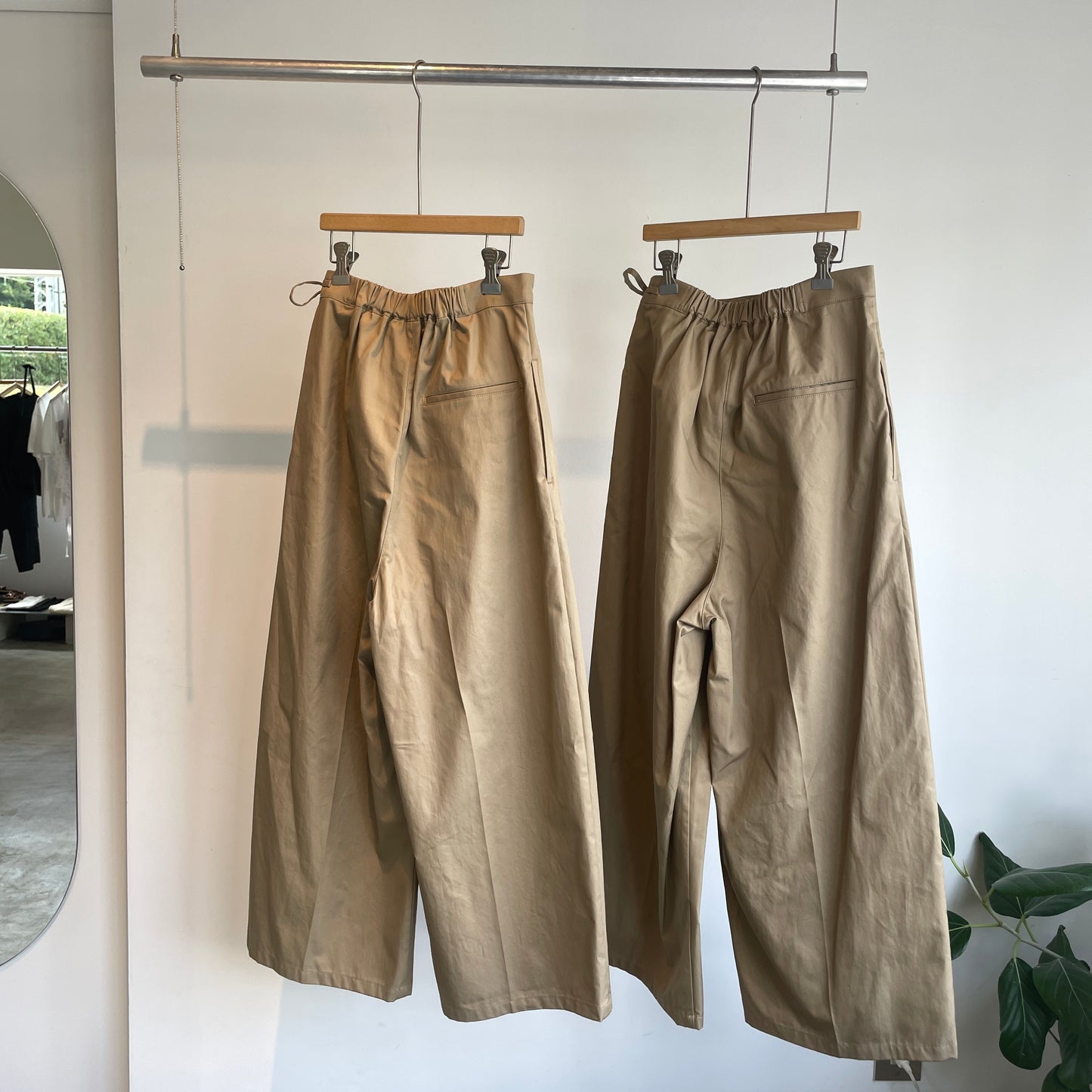 yuni//master seed Cotton chino wrap パンツ　1701PT007262