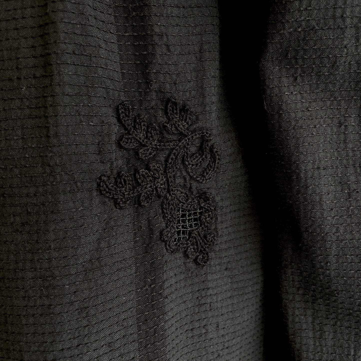 qiri//antique chain embroidery ギャザーパンツ　6301PT011261