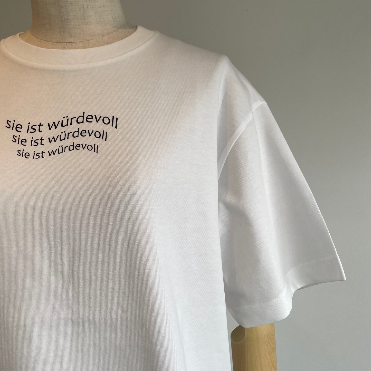 iki//ファインジャージー天竺 ウェーブロゴ Tシャツ　3101CT021261