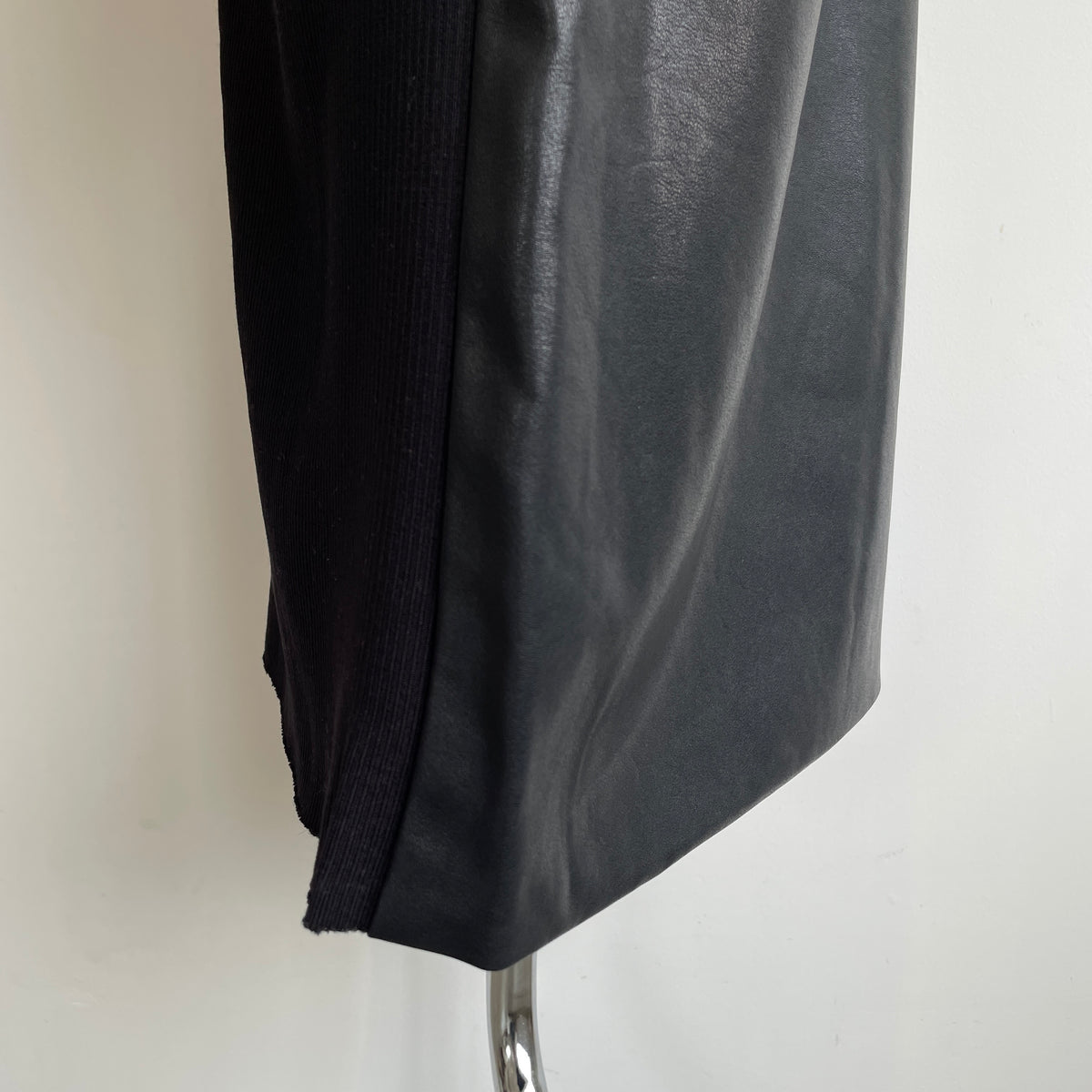 ALWEL//FAUX LEATHER DRAWSTRING SKIRT NAP-2