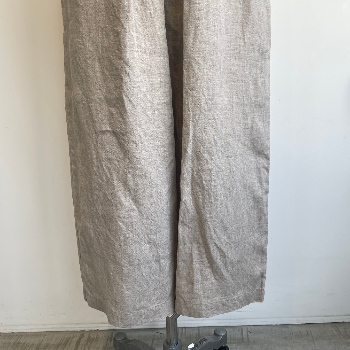 yuni//40/1 Linen easy gum tack パンツ　1701PT028261