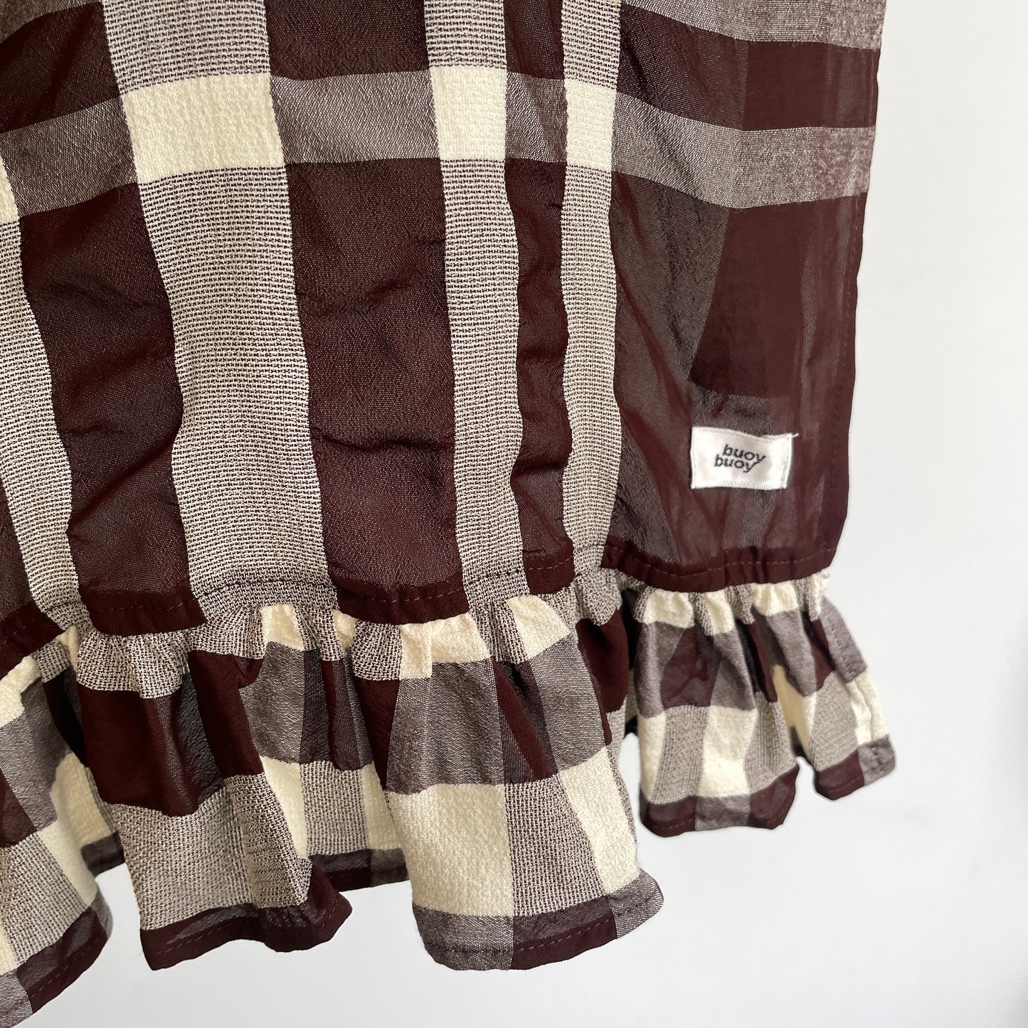 buoy buoy//Last Summer CHECK SCARF 2701MF002261