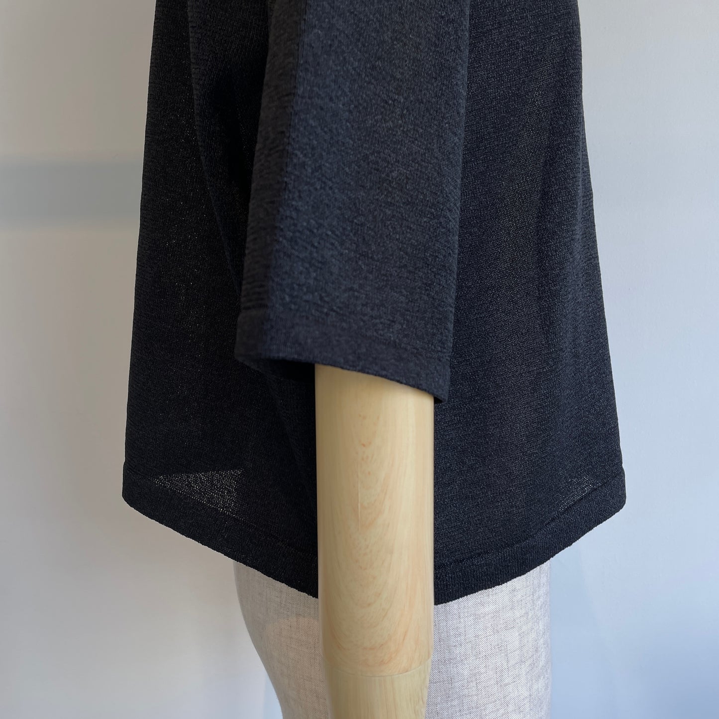 yuni //12G和紙/pehalf sleeves knit Tシャツ　1701KN006261