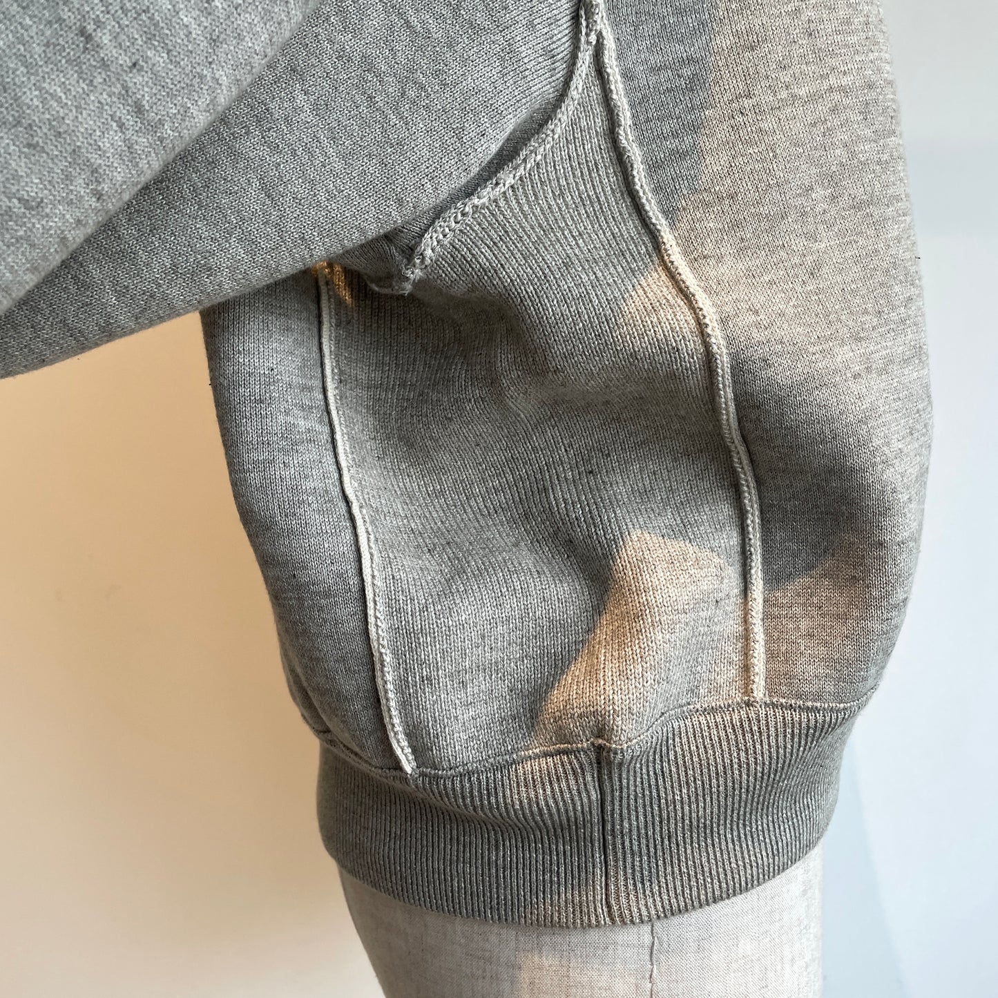 UNDYED //KNIT W FACE TRIM CREW PO USN24SKC060