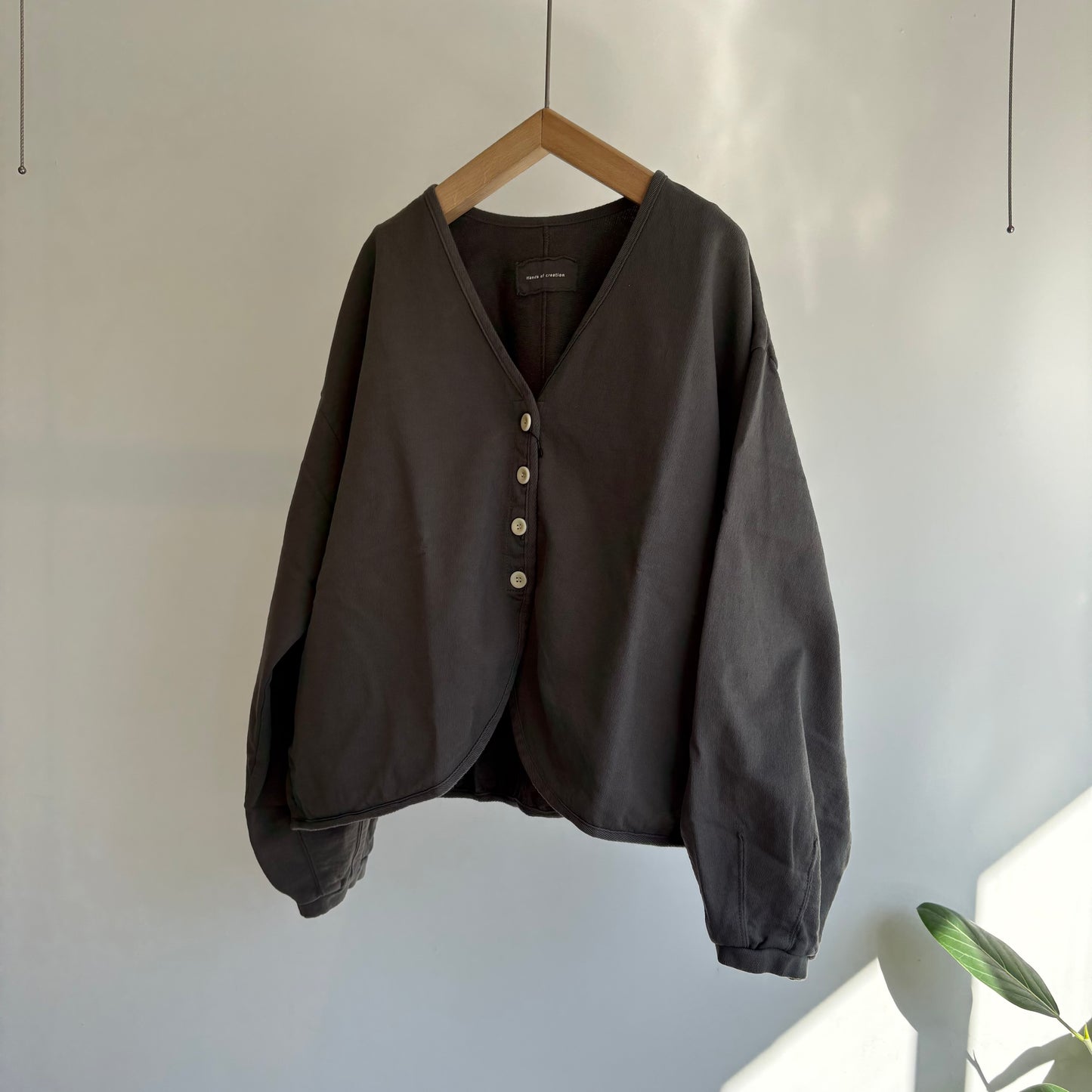 handsofcreation// USA18/-✕18/-裏毛VNブルゾン　01610817