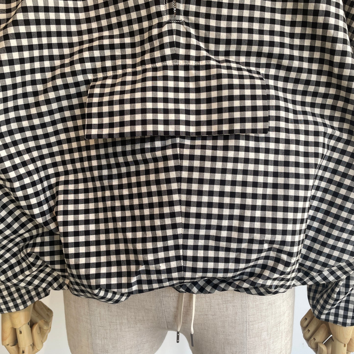 HAVERSACK //コットンシルクギンガムチェックZIPブルゾン 872624