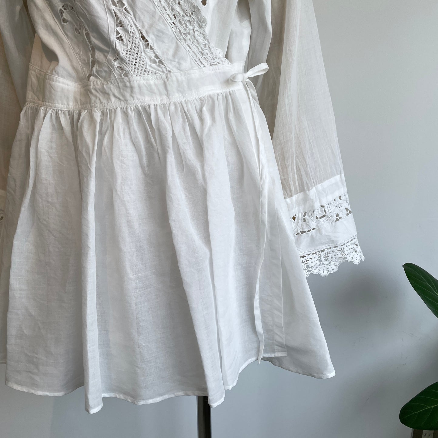 heriter//bobbin lace cutwork parts blouse HO-00-3079