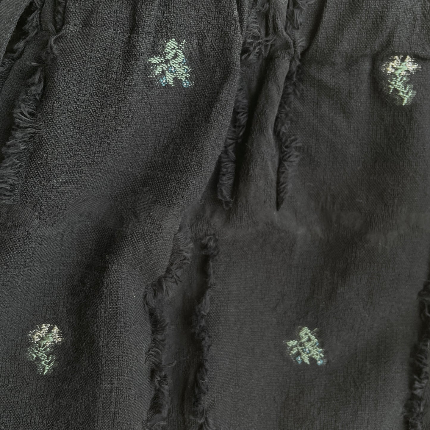 qiri //fleurs' lace jacquard gather PT 6301PT005261