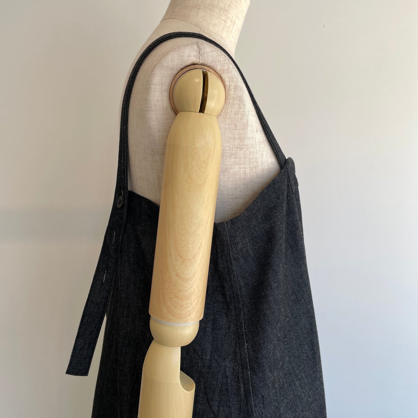 HAVERSACK // 8.5 0Zライトデニム ロングサロペットスカート　662621