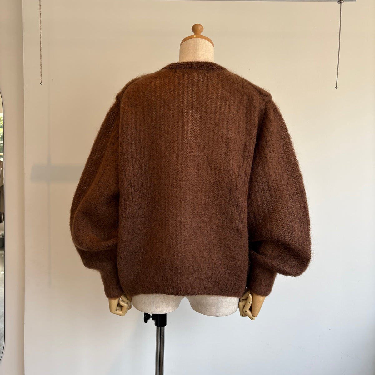 heriter//beads embroidery mohair cardigan  H0-00-1007