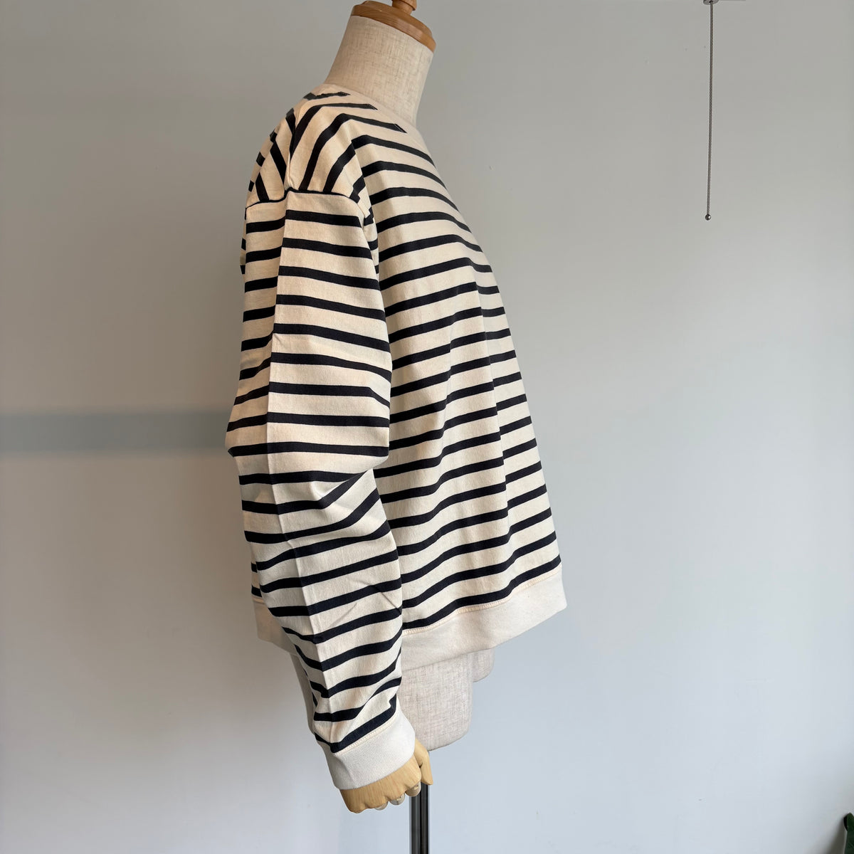 handsofcreation//18/一天竺ボーダー クルーネックPO 01640871
