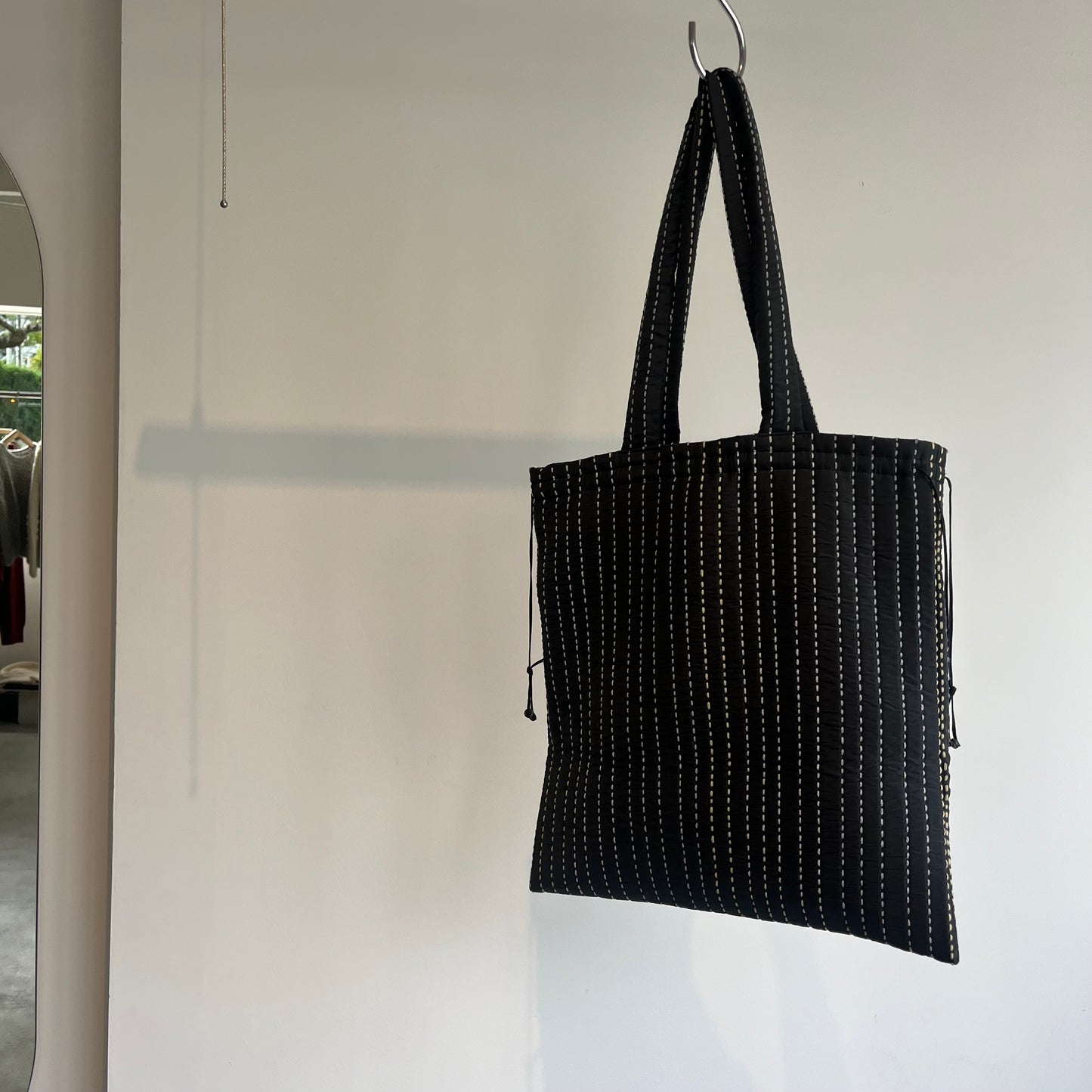 qiri//sashiko quilt JQ巾着bag BG004