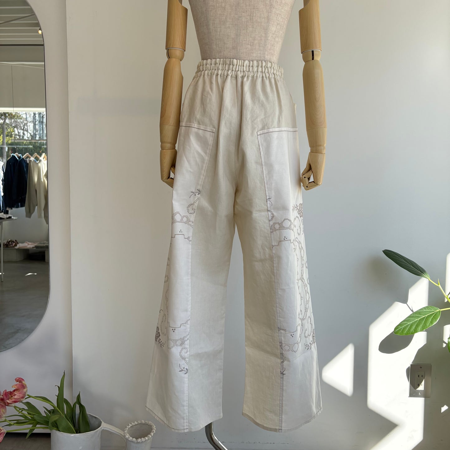 heriter//tablecloth remake pants H0-00-5005