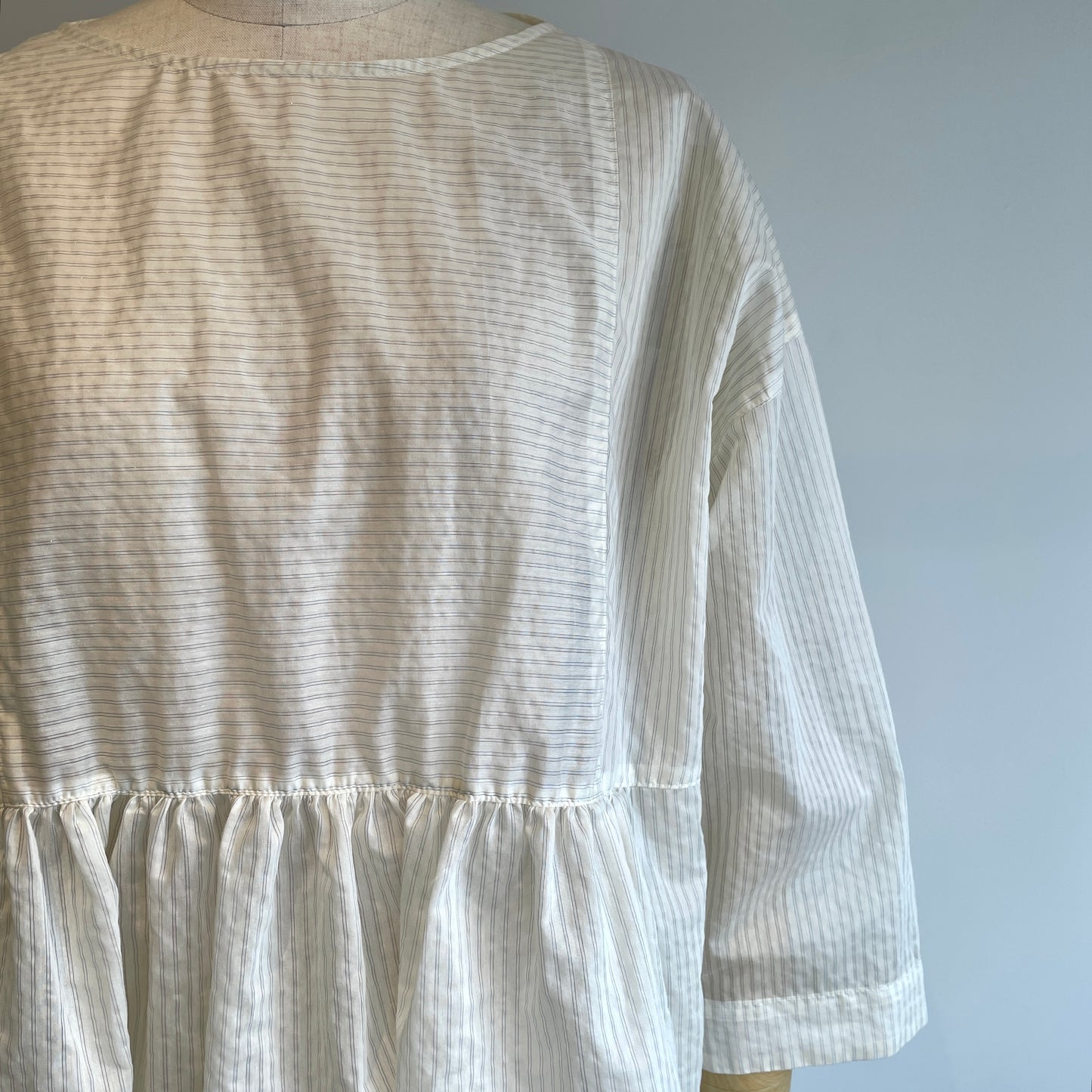 yuni //C/Pe stripe tunic tiered 2wayBL 1701BL028261