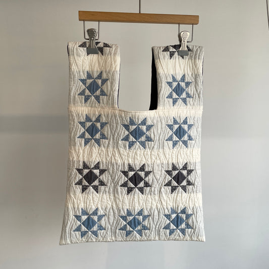 qiri //patchwork quilt jacquard ノットバッグ 6301BG001252