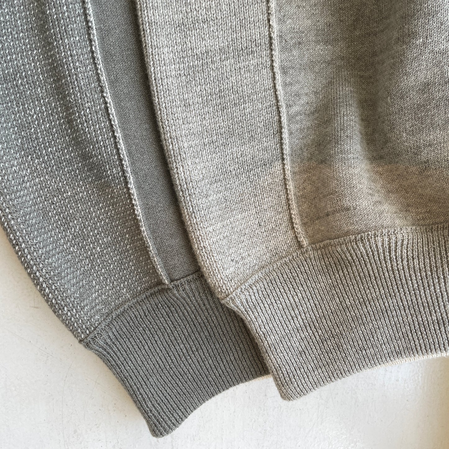 UNDYED //KNIT WFACE TRIM CREW